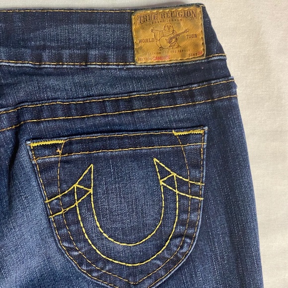 True Religion Wide Leg Jeans Size 29 - Picture 4 of 6